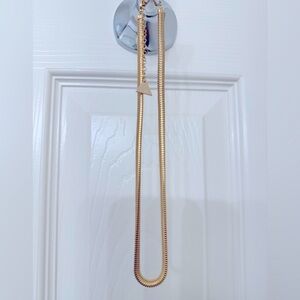 NWT ANTHROPOLOGIE x Serefina GOLD Classic snake chain